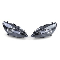 2 Phares avant Peugeot 307 01-05 look sport - Noir
