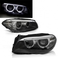 2 Phares xenon LED BMW Serie 5 F10 - F11 look LCI - 10-13 - Noir