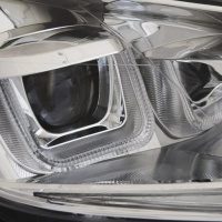 2 Phares avant VW GOLF 6 U-LED 08-13 chrome - dynamiques