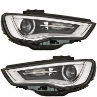 2 Phares halogene LED AUDI A3 8V 12-16 - look xénon