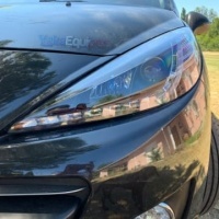 2 Phares avant Peugeot 207 Devil Eyes LED - Noir