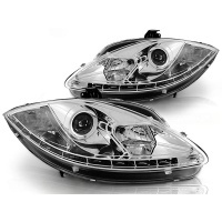 2 Phares SEAT Leon 2 - 05-09 - Devil LED - Chrome