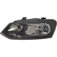 Phare avant gauche conducteur VW Polo 6R 09-14 - H4 - Noir