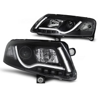 2 Phares avant AUDI A6 (4F) Xenon - LTI - Noir