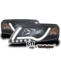 2 Phares avant AUDI A6 (4F) Xenon - LTI - Noir