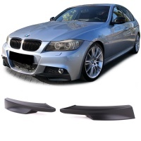 2 Splitters pour pare choc M - BMW Serie 3 E90 E91 LCI 09-11 - noir