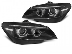 2 BMW Z4 (E89) Angel Eyes LED 3D dynamische xenonkoplampen - 09-13 - Zwart