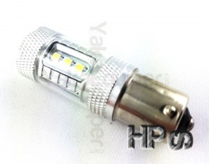 Bombilla LED HPS S25 R5W 1156 BA15S P21W - Blanco