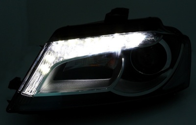 Xenon Look LED Scheinwerfer für Audi A3 8P 
