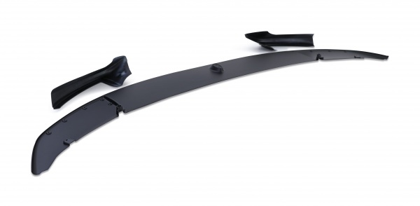 Spoiler de pare choc - BMW Serie 5 F10 F11 11-17 - look mperf 1 piece - noir Mat