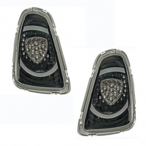 2 LED Rücklichter Design Mini R56-57 10-14 - Schwarz