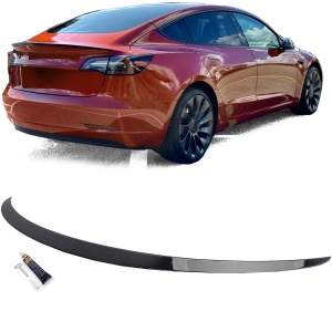 Heckspoiler-Spoiler – Schwarz glänzend – Tesla Model 3