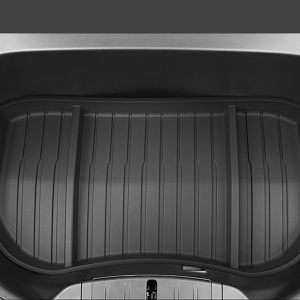 Gummi-Kofferraummatte vorne – Mattschwarz – Tesla Model 3
