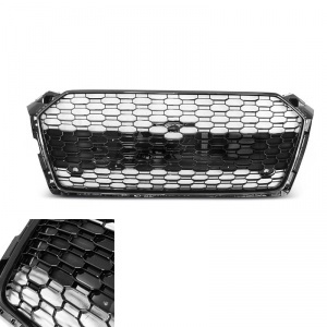 Frontgrill Audi A5 Facelift 18+ - RS5-Look - Schwarz - PDC