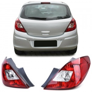 2 Opel Corsa D 5P 06-14 taillights - Red