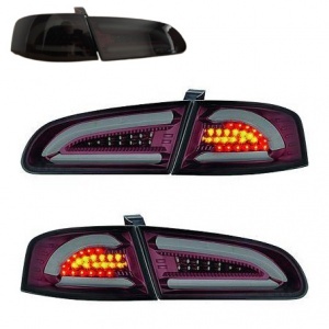2 SEAT Ibiza 6L 02-08 Lichter - LTI + LED - Roter Rauch