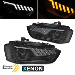 2 xenon LED headlights AUDI A4 B8 11-15 - matrix look - dynamic