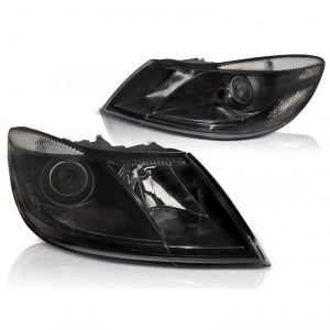 2 Skoda Octavia 2 headlights - 09-12 - Black