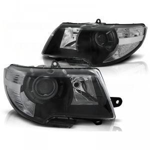 2 Skoda Superb headlights - 08-12 - Black