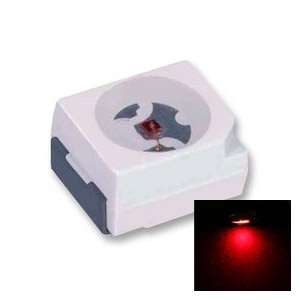 LEDs PLCC2 3528 - Rojo - 400mcd