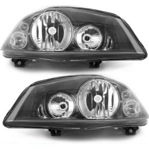 2 Headlights SEAT Ibiza 6L H7 H3 - 02-06 - Black