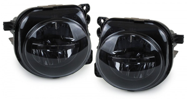 Antibrouillards LED BMW Serie 5 F10 berline, F11 touring - fumé