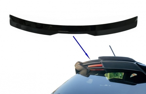Becquet spoiler de toit - VW Polo 6 AW 17-20 - noir brillant