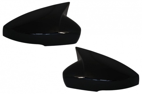 2 coques de retroviseur VW Polo 6R - Noir Brillant