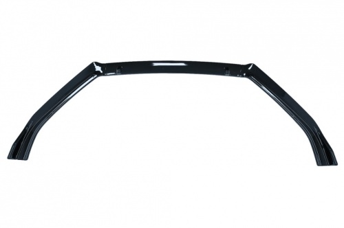 Spoiler lame avant - VW Polo 6R 6C 09-17 - look R - noir brillant