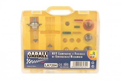 Coffret de remplacement fusibles et ampoules 17pieces