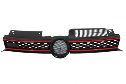 Grille calandre VW Golf 6 (VI) - look GTI - Noir