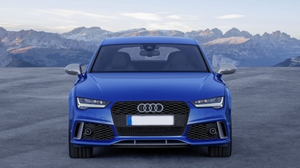 Pare choc avant AUDI A7 4G 15-18 facelift - Look RS7 - Noir