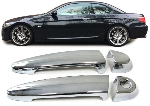 Couvre poignees BMW Serie 3 E92 E93 Serie 1 E81 E82 E88  - Chrome