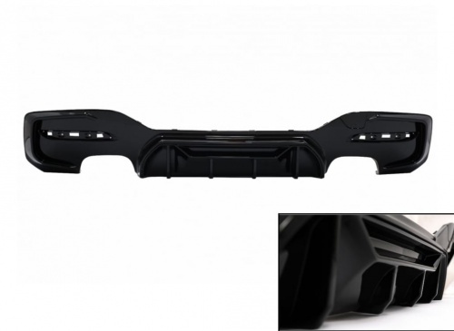 Diffuseur arriere BMW serie 1 F20 F21 LCI 15-18 competition double sortie double