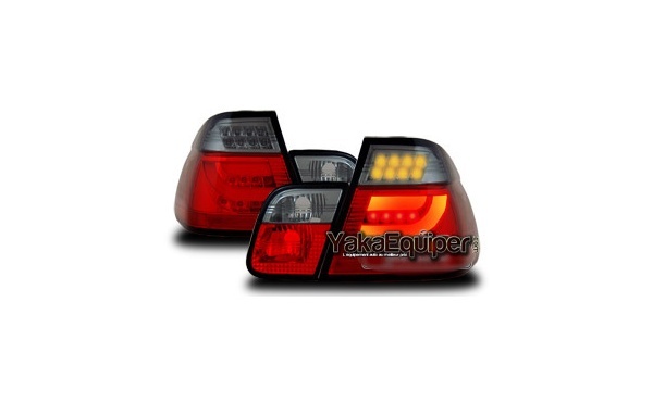 2 BMW E46 Limousine LED 02-04 Rücklichter - Rauch