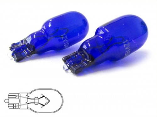 2 ampoules T15 W16W Effet Xenon blanc