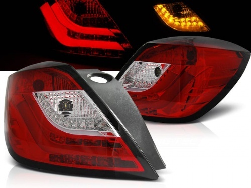 2 Feux arriere Opel Astra H - 3 portes - 04-09 - Rouge
