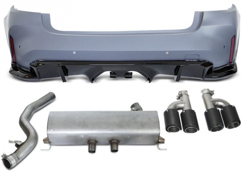 Pare choc arriere BMW Serie 3 G20 19-22 - look M-P G80 - PDC