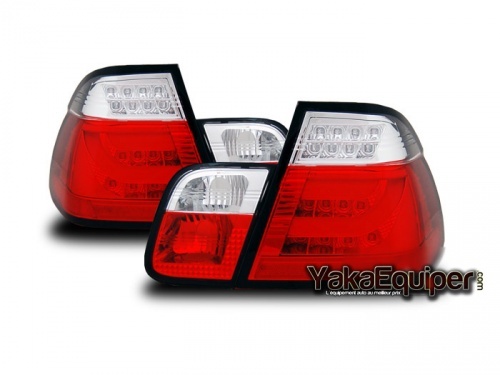 2 Feux arriere BMW E46 Berline LED 02-04 - Clair
