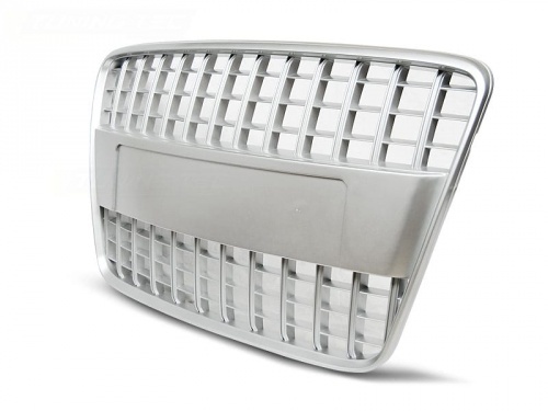 Grille calandre Audi Q7 05-09 - look S  - Argent