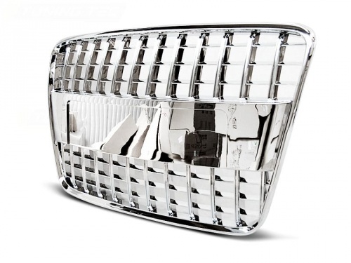 Grille calandre Audi Q7 05-09 - look S  - Chrome