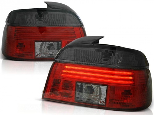 2 Feux arriere LED BMW Serie 5 E39 phase 1 95-00 - Rouge fumé