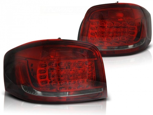 2 Feux arriere LED AUDI A3 8P 08-12 teinté