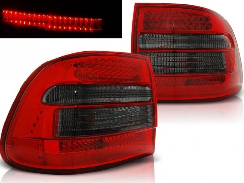 2 Feux pour Porsche Cayenne 9PA LED 03-07 - Fumé Rouge