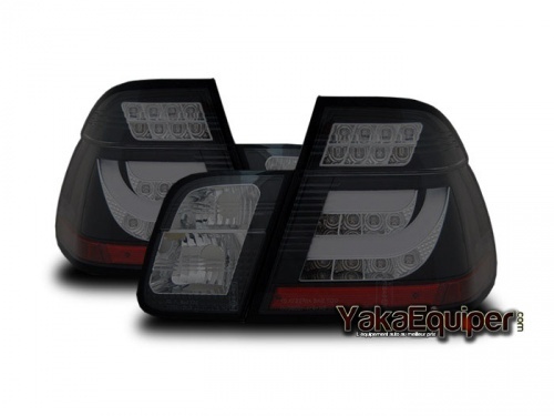 2 Feux arriere BMW E46 Berline LED 02-04 - Fume Noir