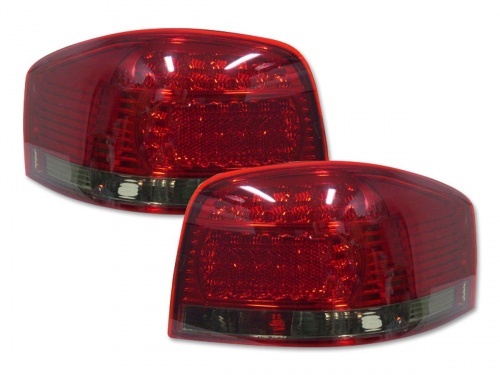 2 Feux arriere AUDI A3 8P LED 03-07 Fumé