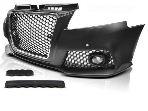 Pare choc avant AUDI A3 08-12 Look RS3 - parctronic chrome