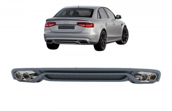 Diffuseur arriere AUDI A4 B8 11-15 - Look ABT