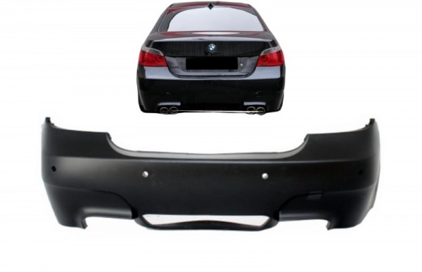 Pare choc arriere BMW Serie 5 E60 LCI 07-10 look M5 - PDC
