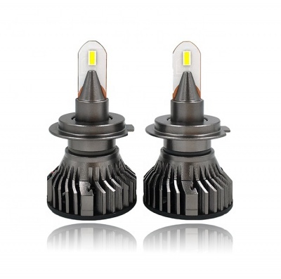 Kit BOMBILLA LED H7 Ventilada FF2 - 5000Lms - 6000°K - Lámpara LED para  coche tamaño Mini